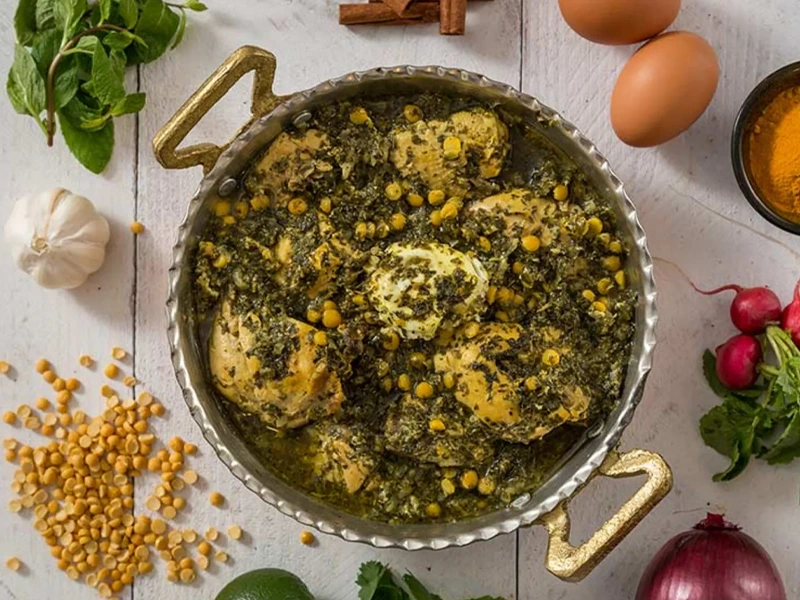 خورشت سیر قلیه